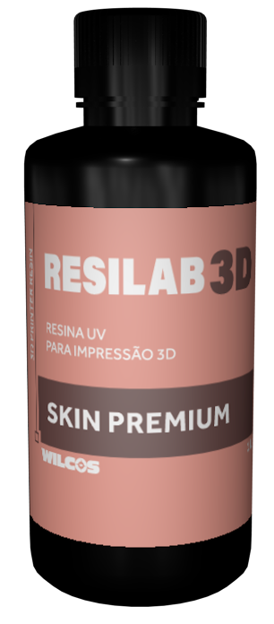RESINA DE IMPRESSÃO 3D - RESILAB 3D PREMIUM MODELO SKIN